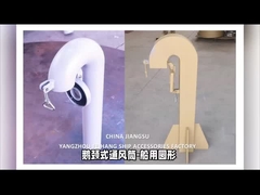 가시 목 환기 직경 100mm, 둥근 타입, 플래프 밸브 (가시 목은 닫을 수 있어야 한다)