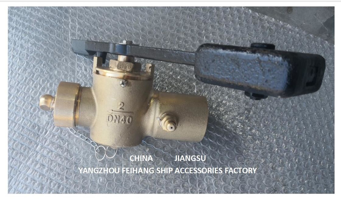 해양 하수 처리를 위한 자폐 밸브 Fh-65 Acb/T3778-1999를 측정하는 청동제 깊이