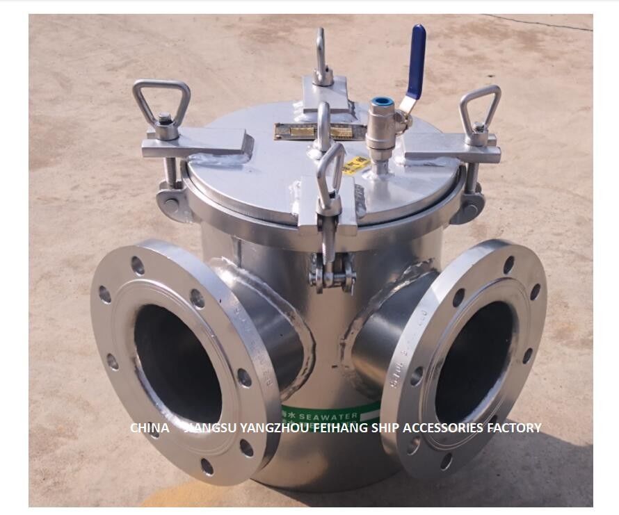 오른쪽 각 해상 거친 물 필터, 오른쪽 각 흡수 거친 물 필터 BRS125 CB/T497-2012