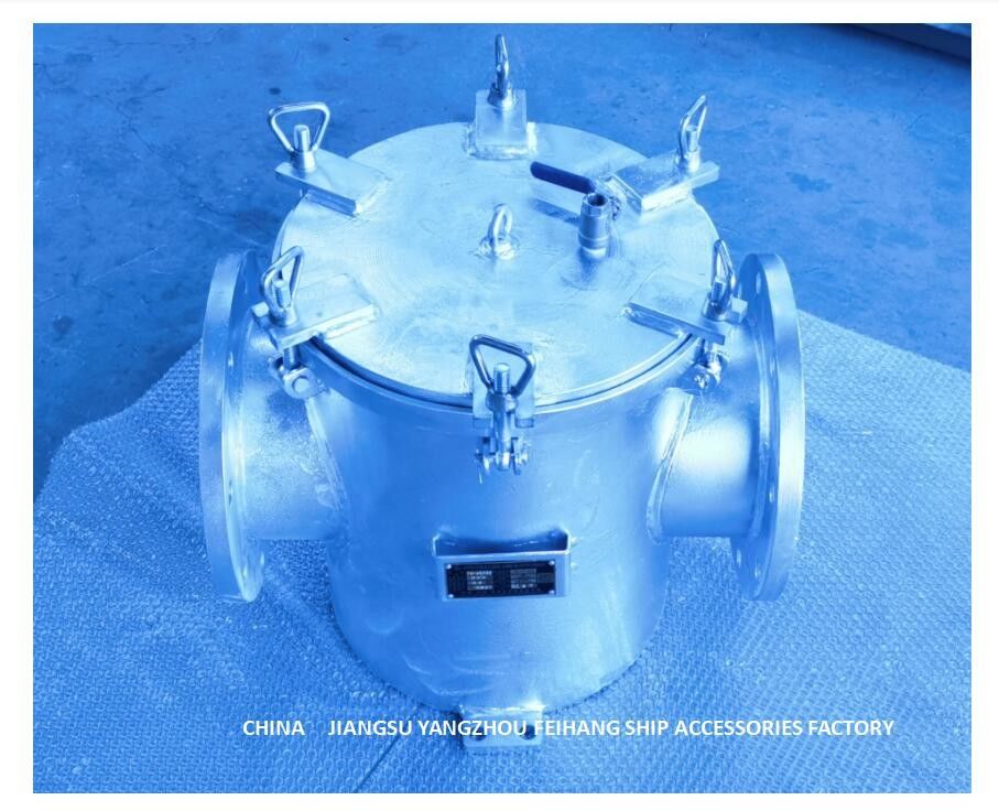 해수 필터 주요 해수 필터 주요 해수 체 A250 CBM1061-81 탄소 강철 본체, 스테인레스강 필터