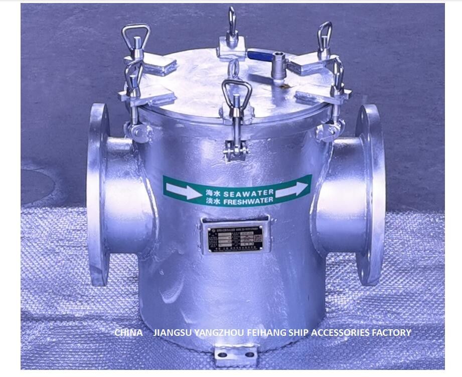 해수 필터 주요 해수 필터 주요 해수 체 A250 CBM1061-81 탄소 강철 본체, 스테인레스강 필터