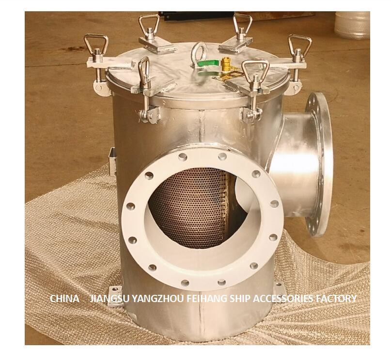 해양 탄소강 직류 전기로 자극된 직각 주요 해수 필터 BRS350 Cb/T497-2012