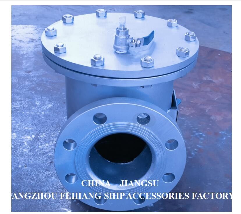 직투형 스테인리스 스틸 해양수 필터 AS125 PN1.0 CB/T497-2012 Mesh 150um