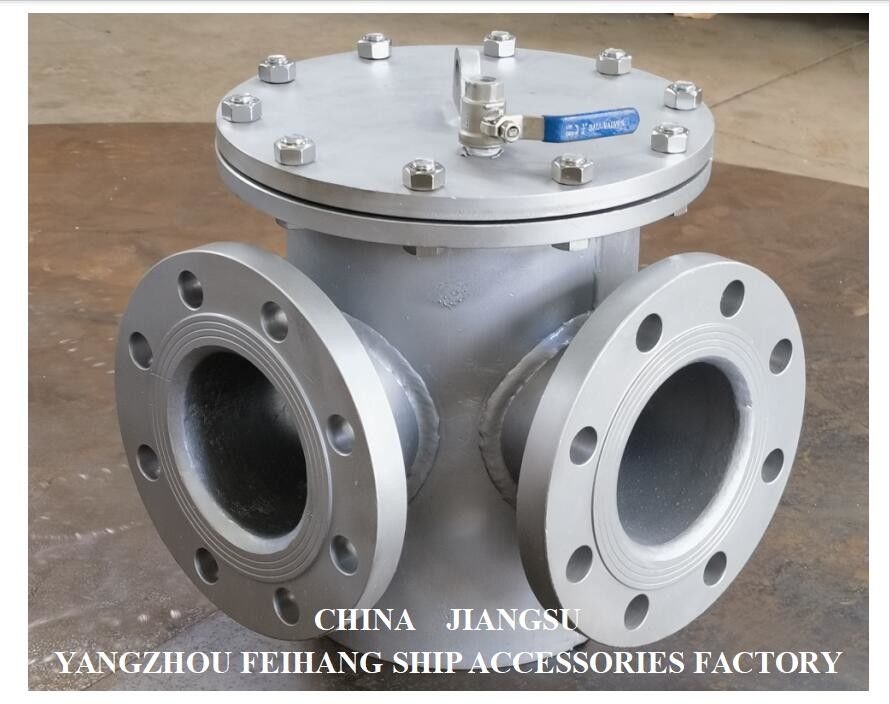 직투형 스테인리스 스틸 해양수 필터 AS125 PN1.0 CB/T497-2012 Mesh 150um