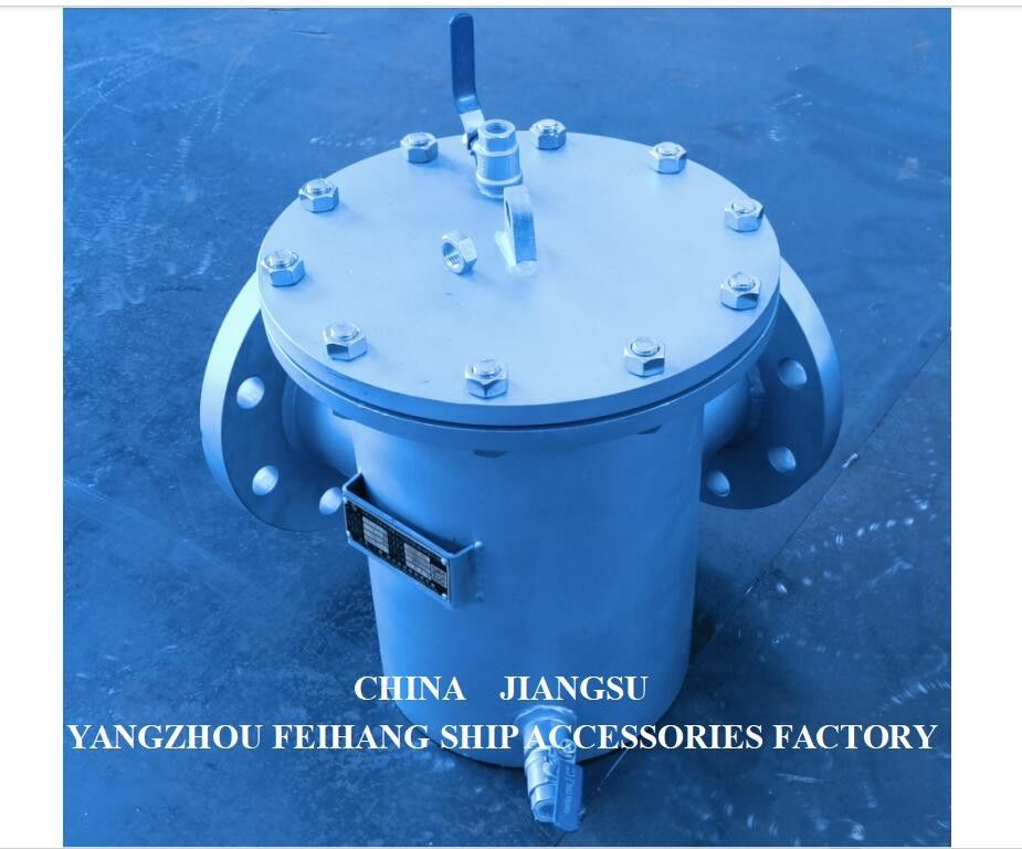 직투형 스테인리스 스틸 해양수 필터 AS125 PN1.0 CB/T497-2012 Mesh 150um