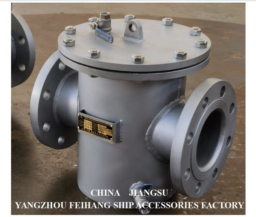 직투형 스테인리스 스틸 해양수 필터 AS125 PN1.0 CB/T497-2012 Mesh 150um