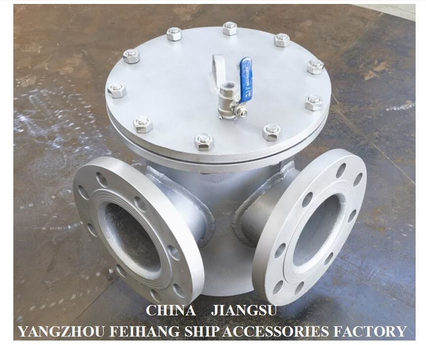 직투형 스테인리스 스틸 해양수 필터 AS125 PN1.0 CB/T497-2012 Mesh 150um