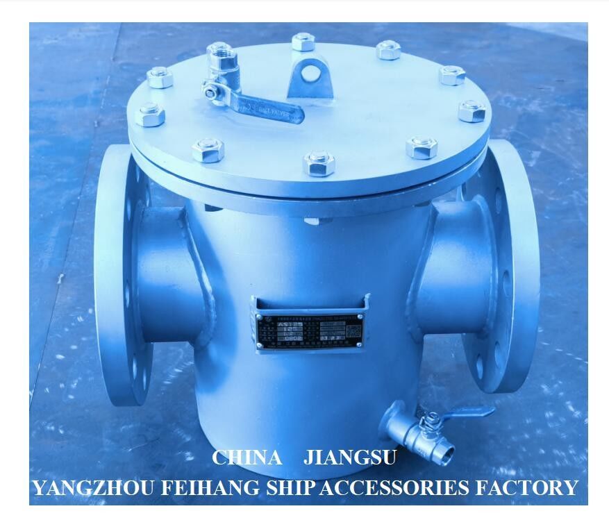 직투형 스테인리스 스틸 해양수 필터 AS125 PN1.0 CB/T497-2012 Mesh 150um