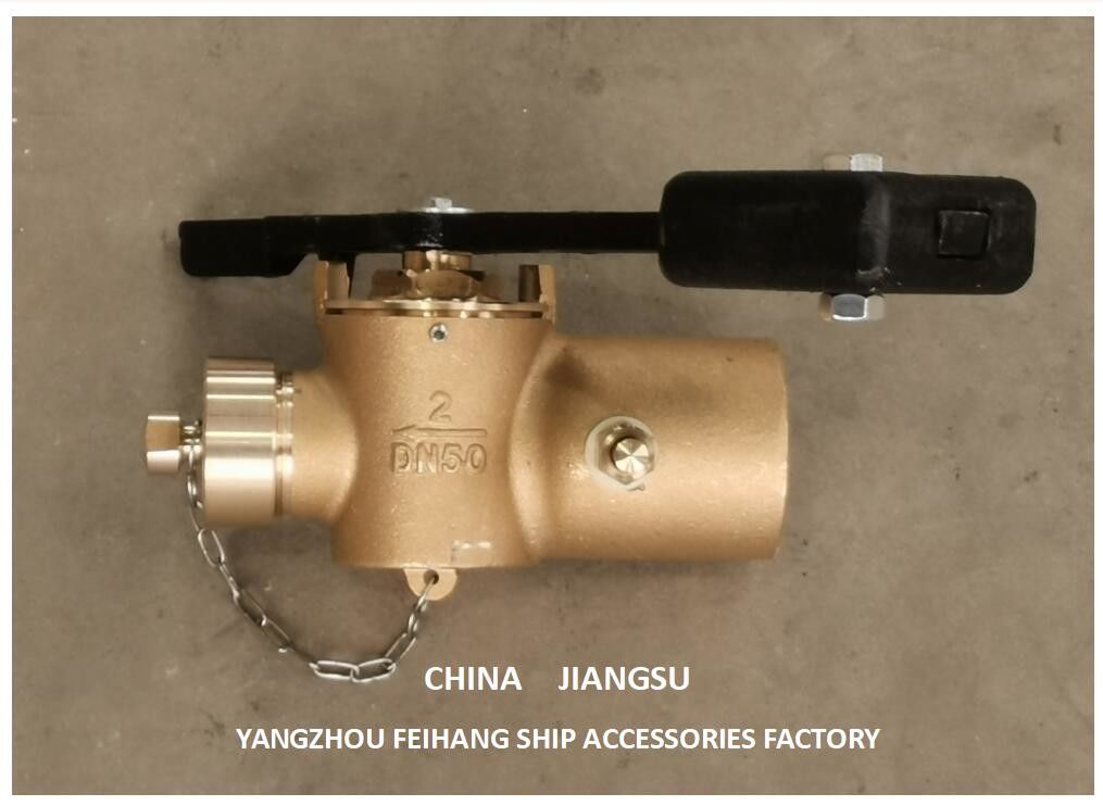 연료 탱크 탐사 자폐 밸브 FH-DN50 CB/T3778-99 재질-반중량으로 된 청동