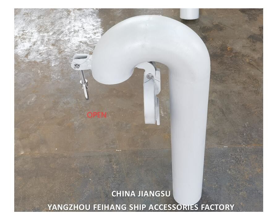 미린 데크 둥근 거위 환기 직경 100mm, AB 타입, 플래프 밸브 (거위 목은 닫을 수 있어야 한다)