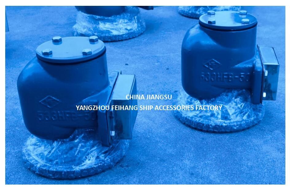 NO.533HFB-50A SUS316L 플로이터 NBR 가스켓 0.3MPA와 함께 바다 물 탱크에 대한 공기 환기 헤드