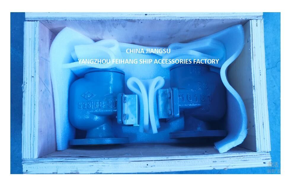 NO.533HFB-50A SUS316L 플로이터 NBR 가스켓 0.3MPA와 함께 바다 물 탱크에 대한 공기 환기 헤드