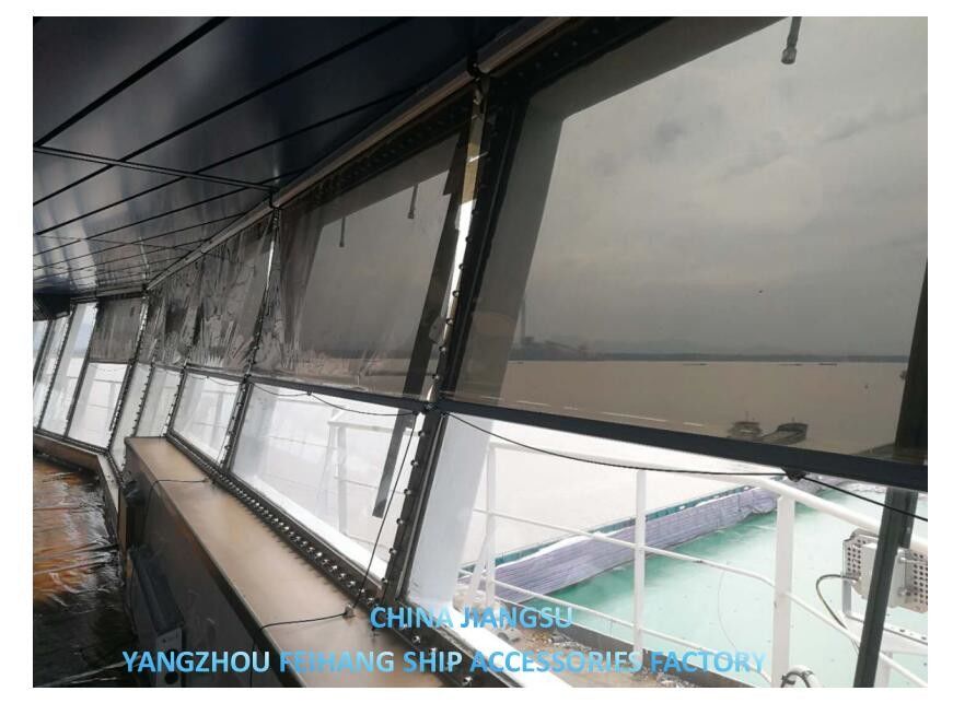FH001-GRAY SHADED FILM SUN SHADE & ANTI-GLARE SOLAR SCREEN ROLER BLIND (해양용 햇빛 보호 및 반 광선 차단)