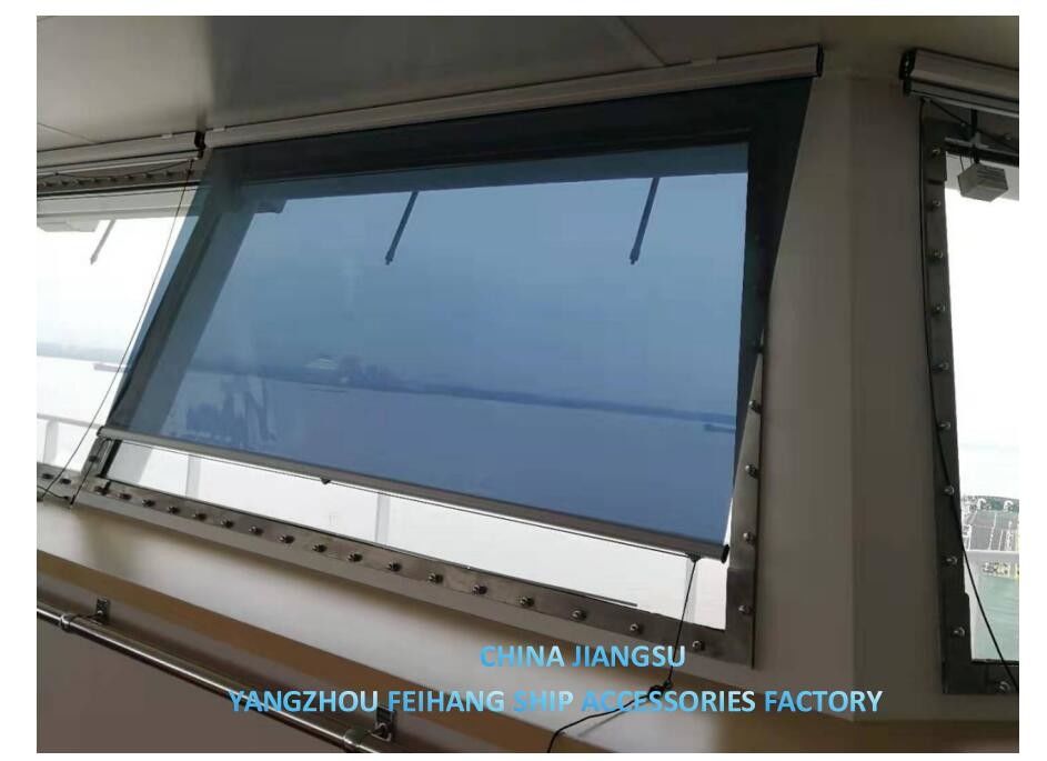 FH001-GRAY SHADED FILM SUN SHADE & ANTI-GLARE SOLAR SCREEN ROLER BLIND (해양용 햇빛 보호 및 반 광선 차단)