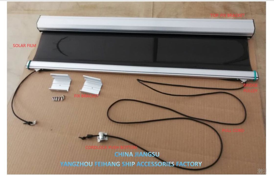 FH002-GOLD SHADE FILM FOR MARINE SOLAR SHADE & ANTI-GLARE SUNSCREEN 롤러 블라인드