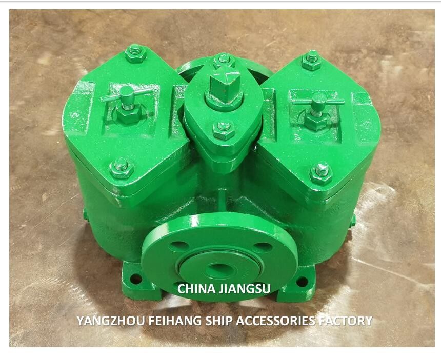 Cast Iron Flanged Duplex Oil Filter AS32 Cb/T425 연료 전송 펌프용 Cast Iron 몸체에는 스테인리스 스틸이 포함되어 있습니다