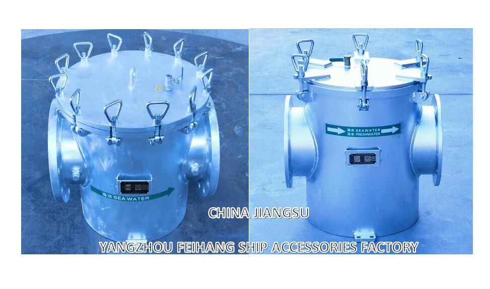 해양 거친 물 필터 및 필터 요소를 포함한 해양 해양 물 필터 Molde AS250 CB/T497-2012