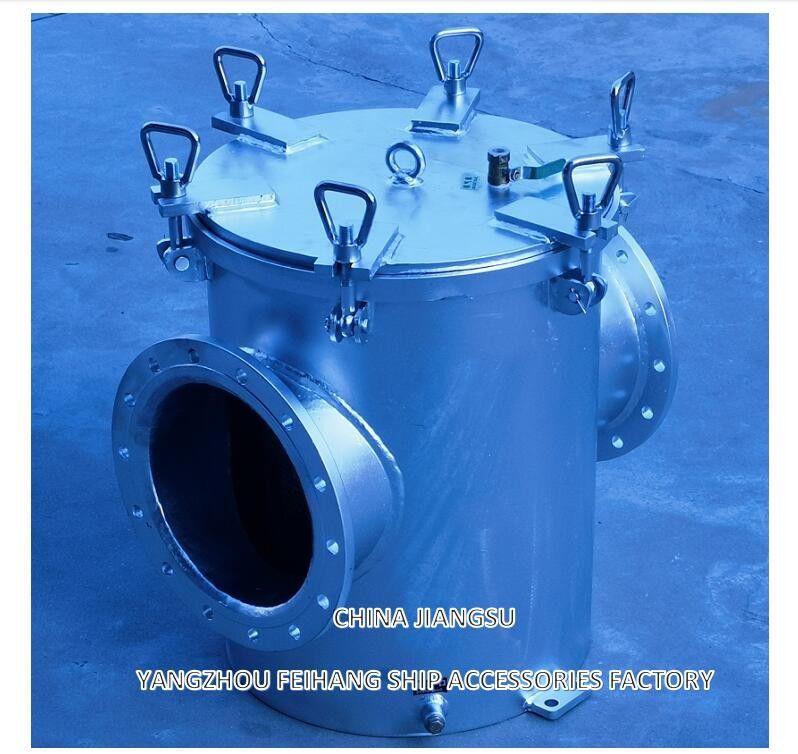 AS250 CB/T497-2012 해양 거친 물 필터 및 Mairine 해양 물 세일러 탄소 철강 몸체, 스테인레스 스틸 필터
