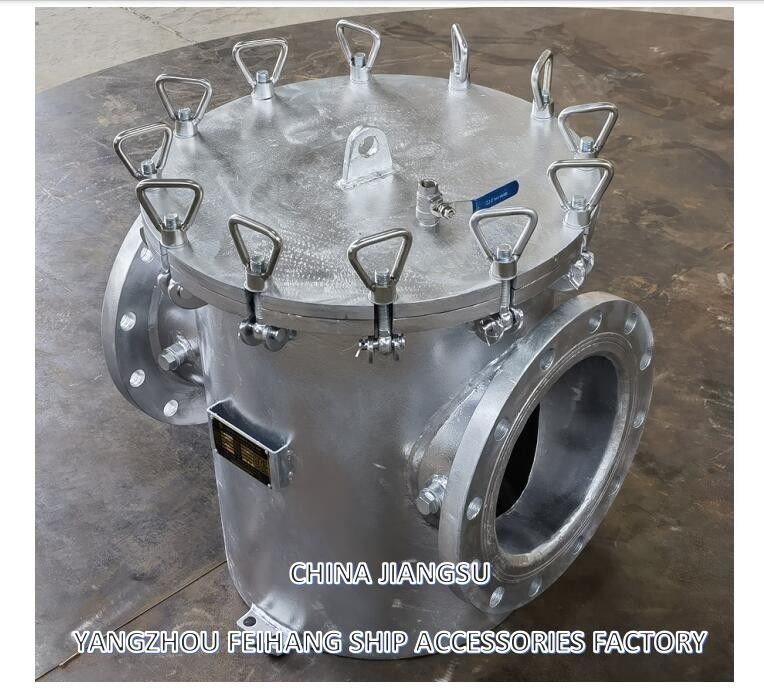 AS250 CB/T497-2012 해양 거친 물 필터 및 Mairine 해양 물 세일러 탄소 철강 몸체, 스테인레스 스틸 필터