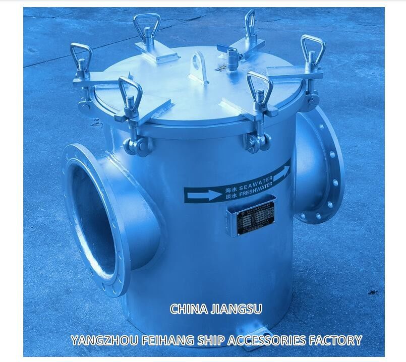 AS250 CB/T497-2012 해양 거친 물 필터 및 Mairine 해양 물 세일러 탄소 철강 몸체, 스테인레스 스틸 필터