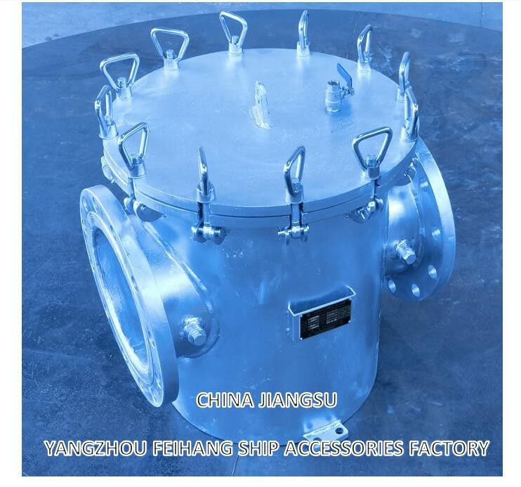 AS250 CB/T497-2012 해양 거친 물 필터 및 Mairine 해양 물 세일러 탄소 철강 몸체, 스테인레스 스틸 필터