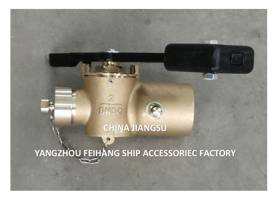 금속 자기 닫기 밸브 모델 FH40 CB/T3778-1999 무게 레버가 있는 스레드 끝