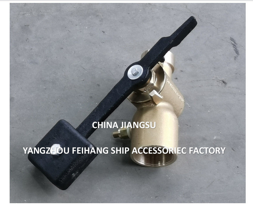 금속 자기 닫기 밸브 모델 FH40 CB/T3778-1999 무게 레버가 있는 스레드 끝