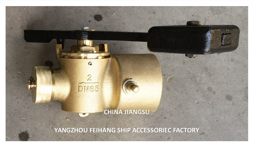 소닝 콕- 브론즈 자폐 밸브 모델 FH40 CB/T3778-1999 무게 레버와 함께 스레드 끝