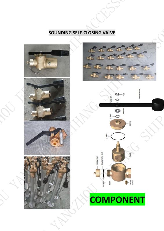 중국 브론즈 가중 레버 자폐 소닝 콕 스레드 Bsp 모델 FH40 Cb/T3778-1999