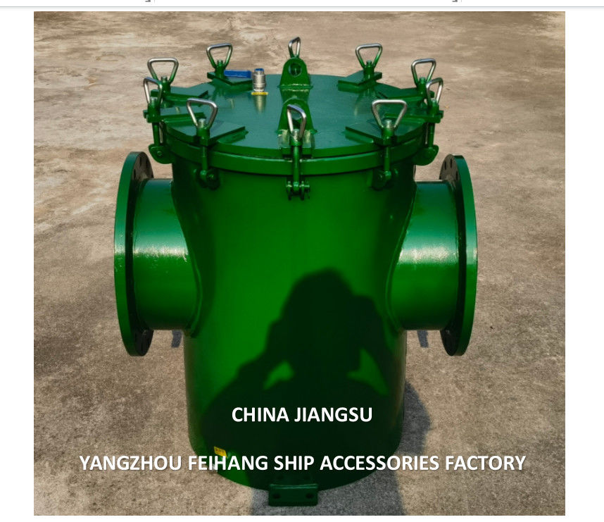 FH-AS300 CBM1061-81 Simplex Sea Water filter Housing Carbon Steel Galvanized Body, Stainless Steel Filter Cartridge,Mesh-5mm