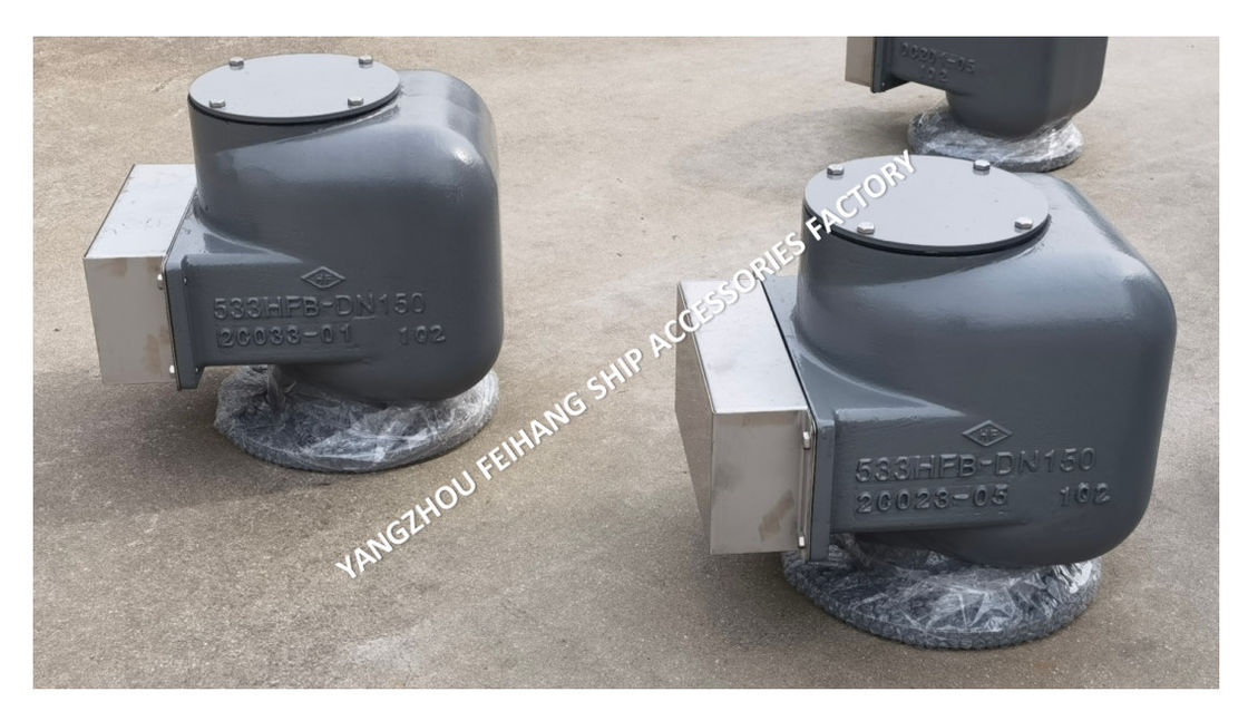 533HFB-200A 체조 Cast IRON FLOATER 스테인리스 스틸 공기 환기 머리 공기 환기 캡