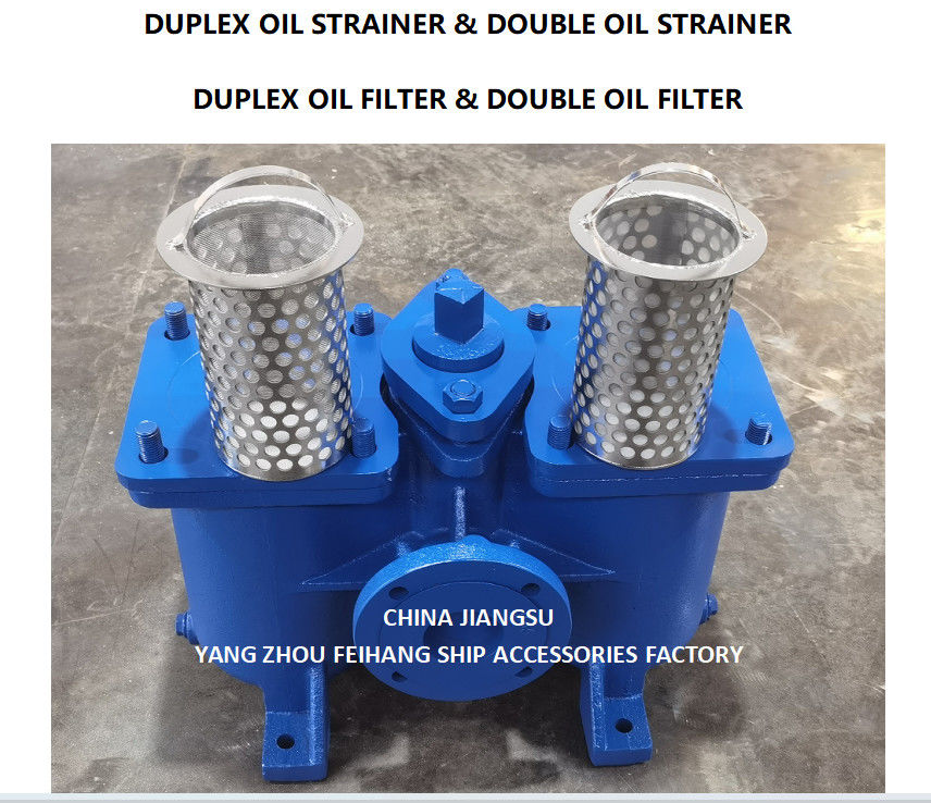 MESH 100 DN65 MATERIAL DUPLEX FUEL FILTER Cast IRON 클래스