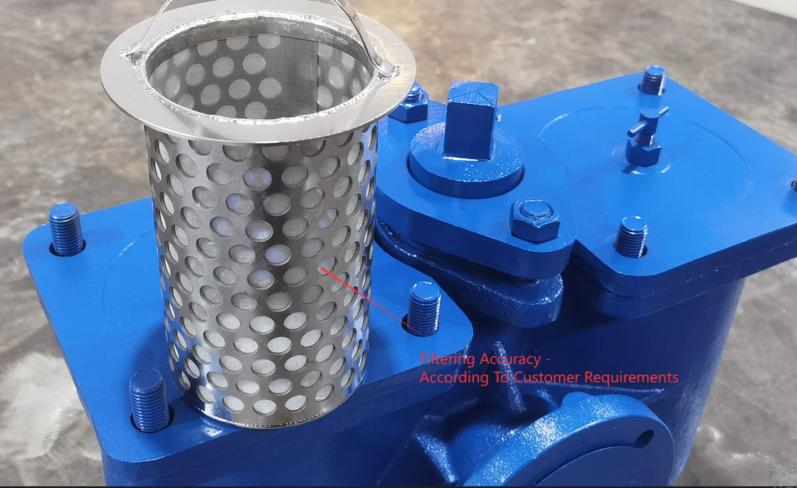 MESH 100 DN65 MATERIAL DUPLEX FUEL FILTER Cast IRON 클래스