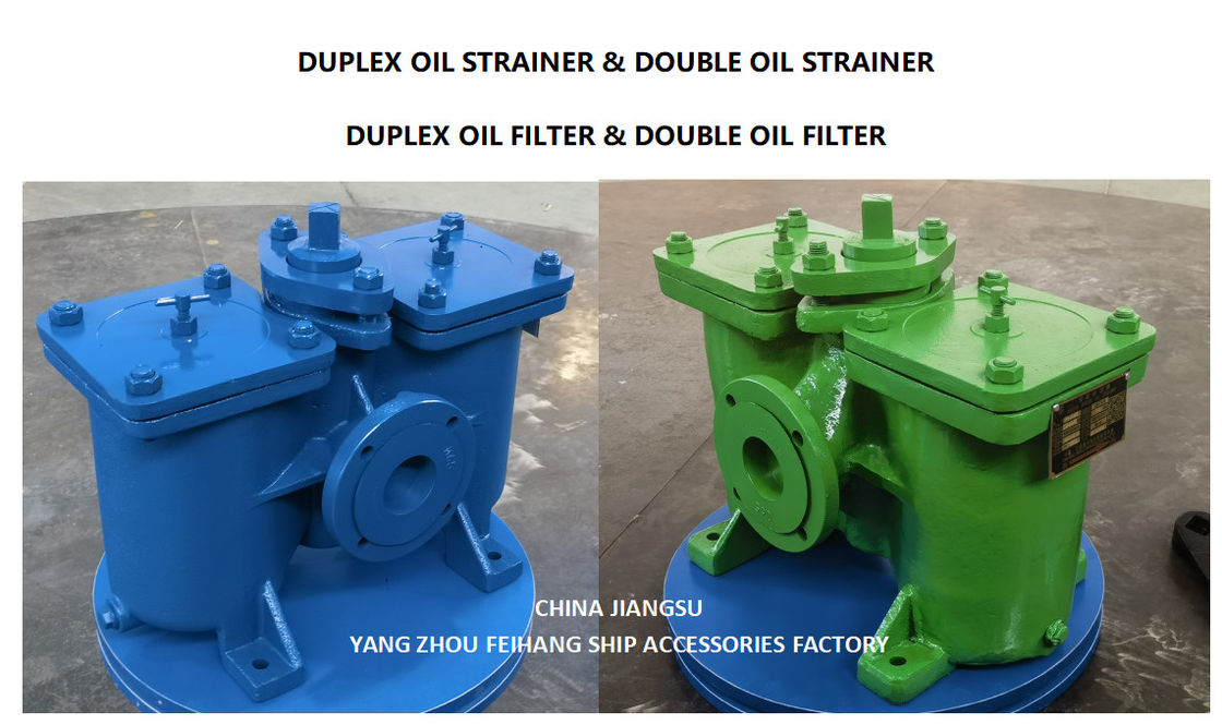 MESH 100 DN65 MATERIAL DUPLEX FUEL FILTER Cast IRON 클래스