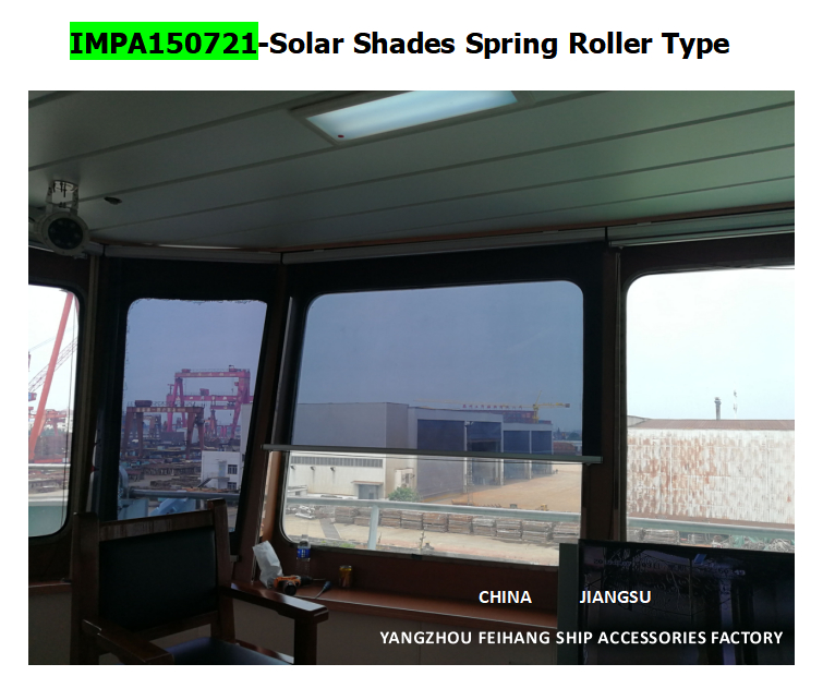 IMPA150721 Marine solar blinds Marine Sunblinds Marine interior roller blinds  for Interior Areas