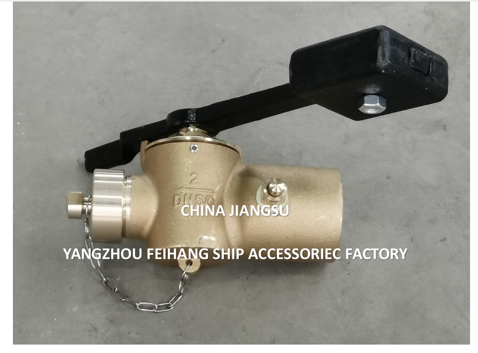 DN50A CB/T3778-99 SOUNDING COCK WITH TURNING LEVER China Sounding Self-Closing Valve Supplier - FeiHang Marine