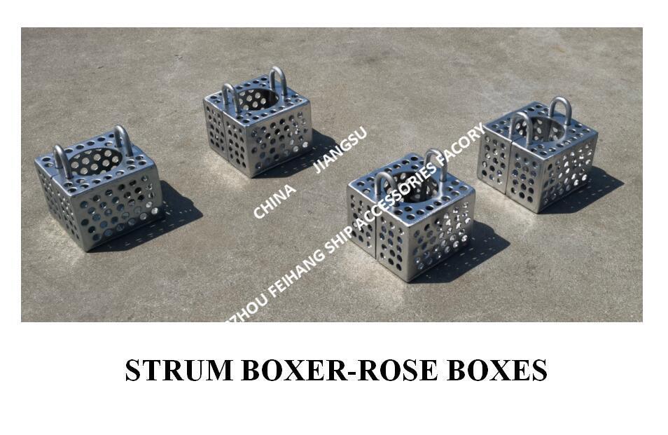 JIS F7206 SUCTION-ROSE BOX 스트레이너 및 스트럼 ROSE BOX 스트레이너 탄소강 용융 아연도금