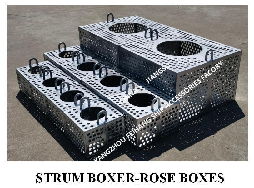 JIS F7206 SUCTION-ROSE BOX 스트레이너 및 스트럼 ROSE BOX 스트레이너 탄소강 용융 아연도금