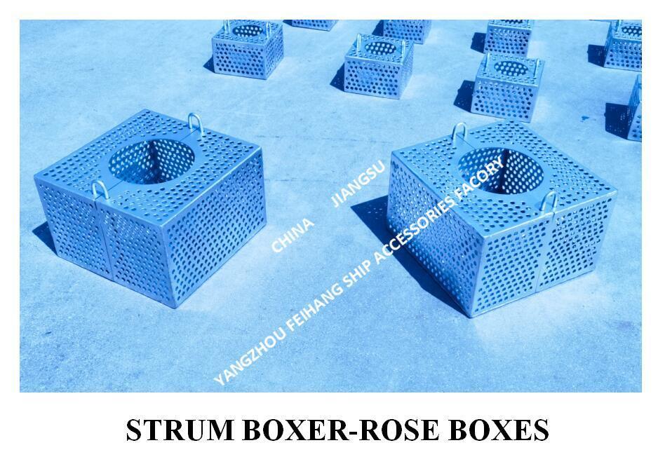 JIS F7206 SUCTION-ROSE BOX 스트레이너 및 스트럼 ROSE BOX 스트레이너 탄소강 용융 아연도금