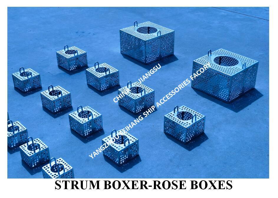 JIS F7206 SUCTION-ROSE BOX 스트레이너 및 스트럼 ROSE BOX 스트레이너 탄소강 용융 아연도금