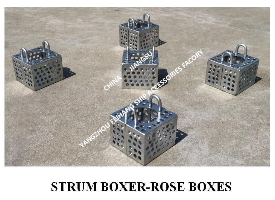 JIS F7206 SUCTION-ROSE BOX 스트레이너 및 스트럼 ROSE BOX 스트레이너 탄소강 용융 아연도금