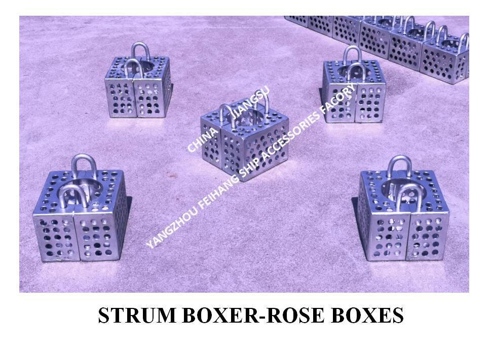 JIS F7206 SUCTION-ROSE BOX 스트레이너 및 스트럼 ROSE BOX 스트레이너 탄소강 용융 아연도금