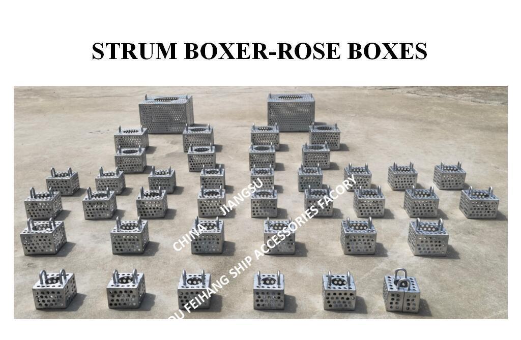 JIS F7206 SUCTION-ROSE BOX 스트레이너 및 스트럼 ROSE BOX 스트레이너 탄소강 용융 아연도금
