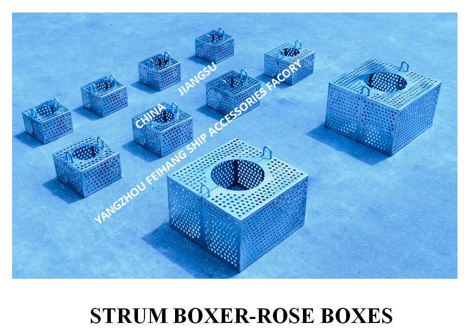 JIS F7206 SUCTION-ROSE BOX 스트레이너 및 스트럼 ROSE BOX 스트레이너 탄소강 용융 아연도금