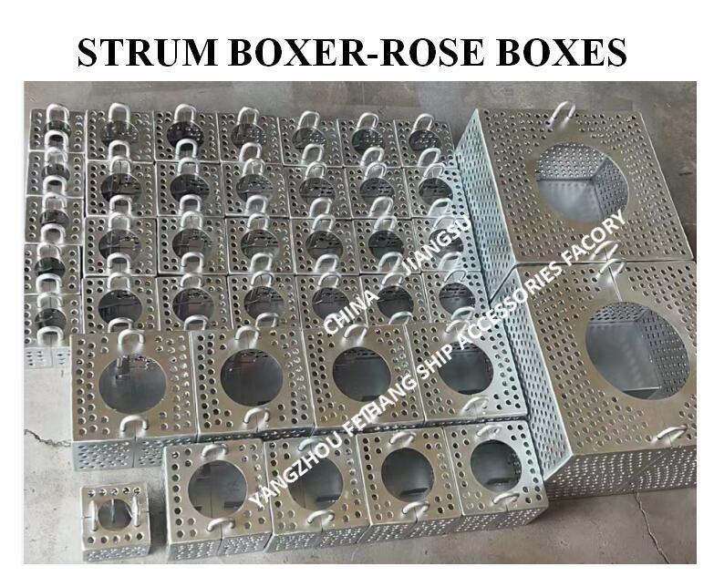 JIS F7206 SUCTION-ROSE BOX 스트레이너 및 스트럼 ROSE BOX 스트레이너 탄소강 용융 아연도금