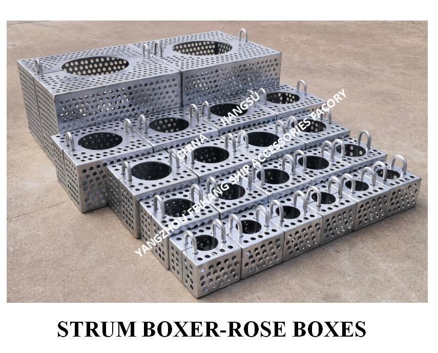 JIS F7206 SUCTION-ROSE BOX 스트레이너 및 스트럼 ROSE BOX 스트레이너 탄소강 용융 아연도금