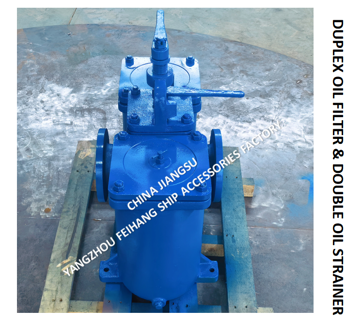 Marine Duplex Oil Strainers FH16100 CBT425& Double Oil Filter Model-FH-AS100 CBT425，PN1,OD-220mm，PCD-180mm,Bolt-8-18mm