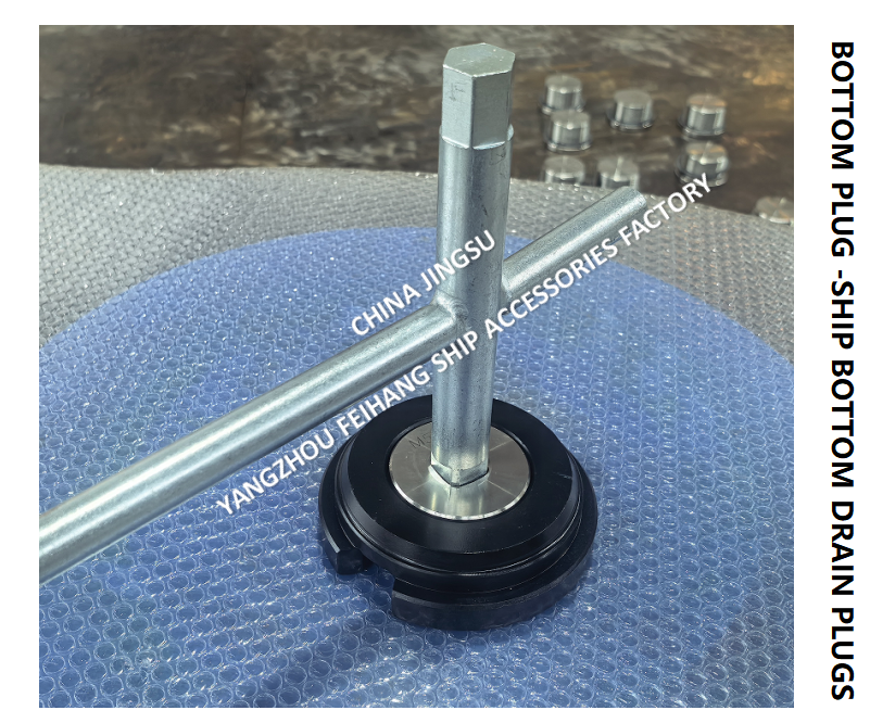 FEIHANG BAND SHIP BOTTOM DRAIN PLUGS M52*2 A-TYPE FOR WATER TANK WITH ROLLED STL HOUSING,STAINLESS STEEL PLUG,NEOPRENE UBBER