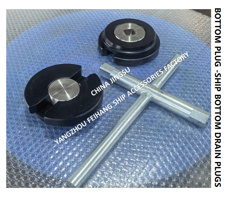 Ship'S Bottom Plugs for Water Tank Model M52*2 With Stainless Steel Cock Carbon Steel Bottom Plat