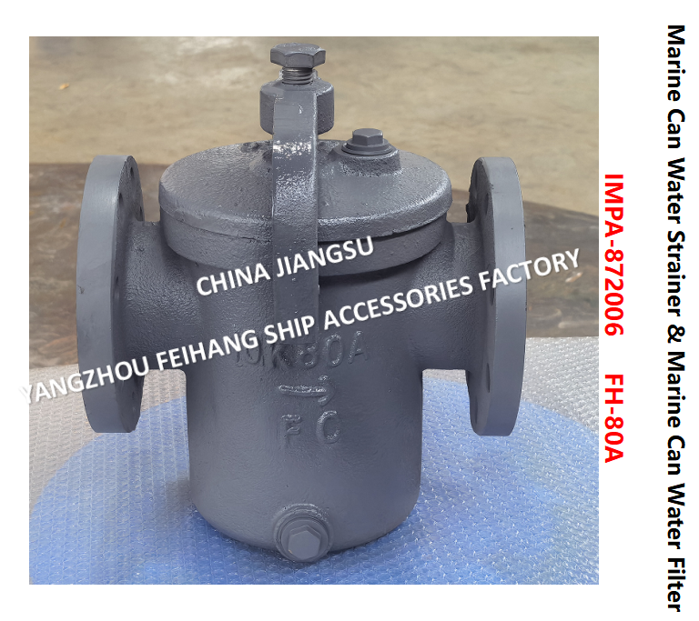 JIS F7121 Can Water Strainer  FH-5K-80A  & Can Water Filter FH-10K-80A Cast iron body, stainless steel filter element
